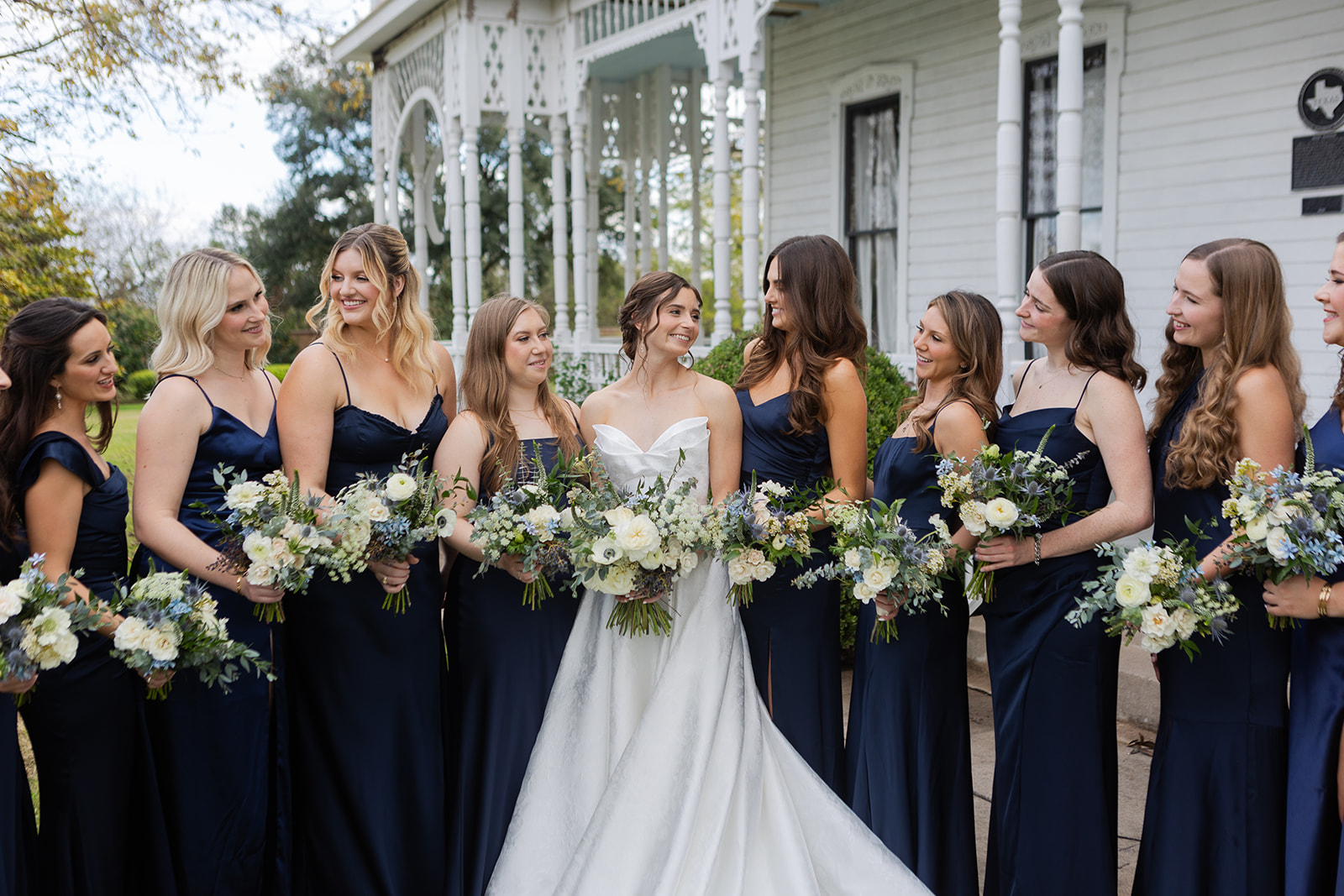 Barr Mansion Wedding Photos wedding party