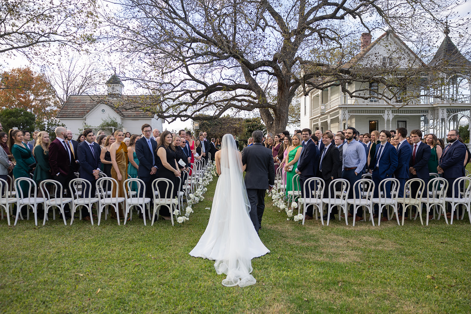 Barr Mansion Wedding Photos ceremony