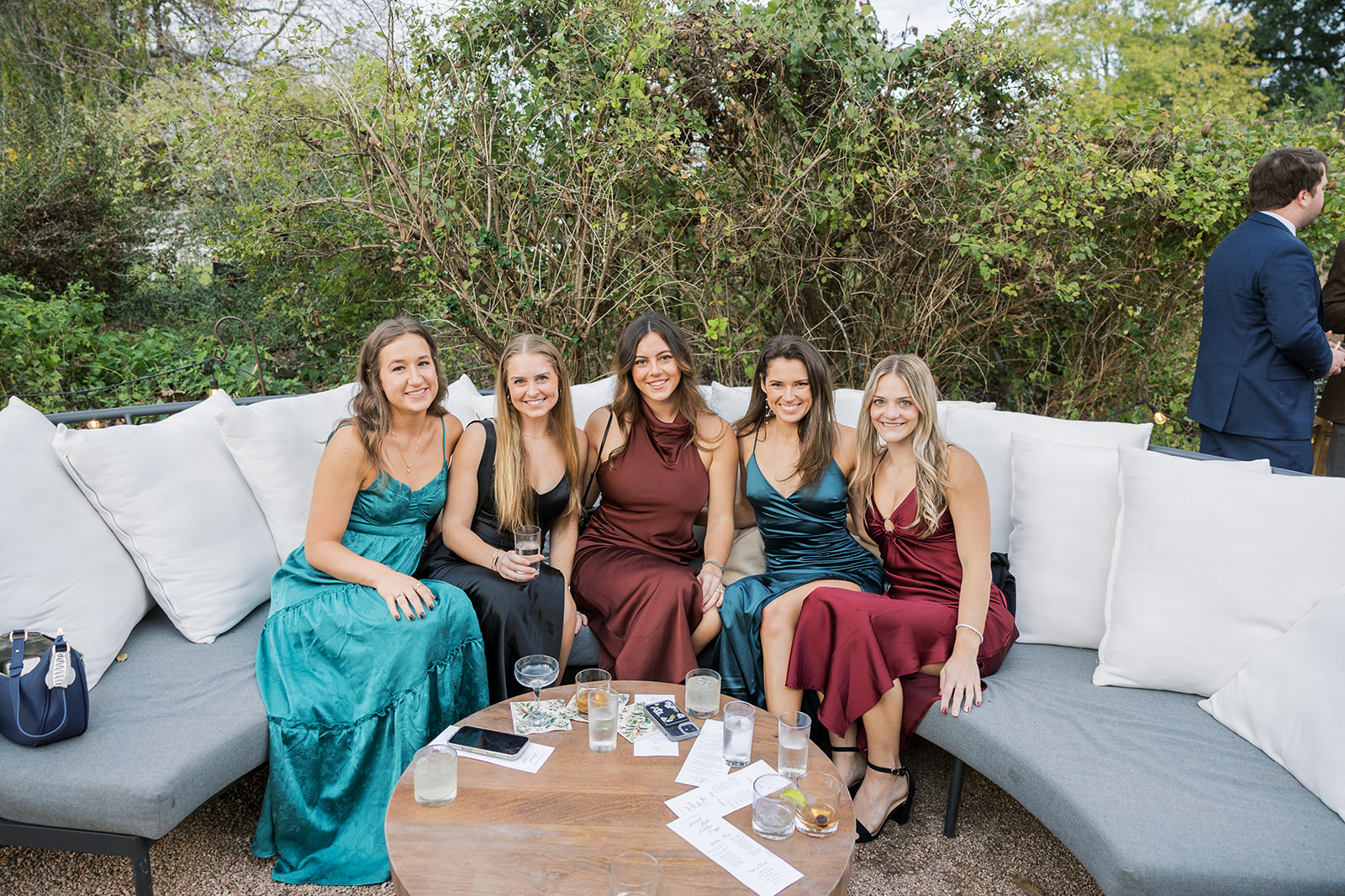 Barr Mansion Wedding Photos cocktail hour