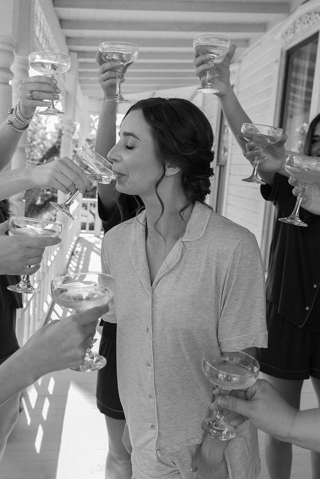 Barr Mansion Wedding Photos Bride getting ready