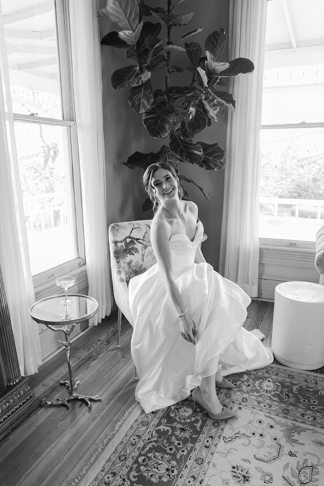 Barr Mansion Wedding Photos Bride getting ready
